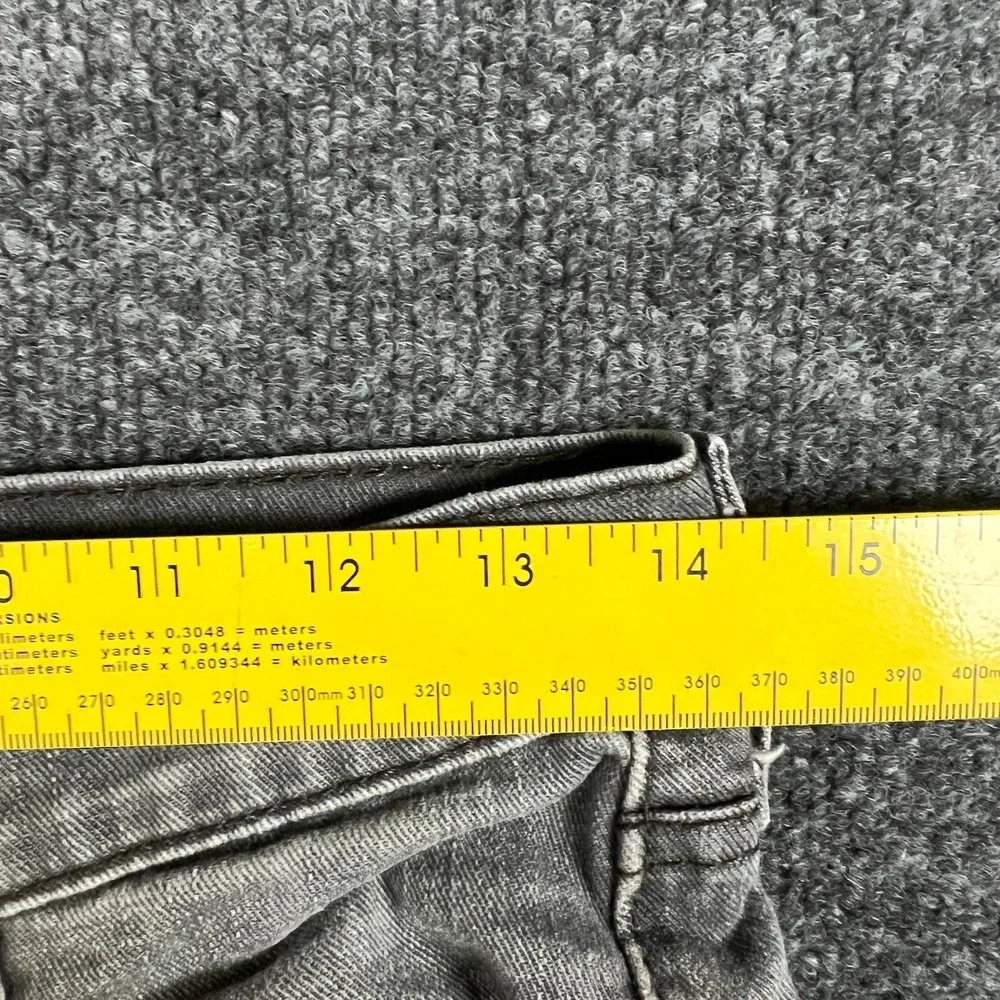Levi's 511 Jeans Mens 28X28‎ Gray Denim Cotton Stretch Low Rise Slim Fit Travel